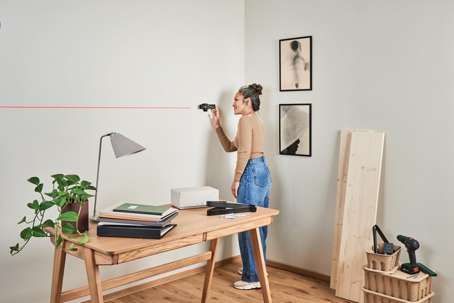Bosch UniversalWallLevel livella laser 3 in 1