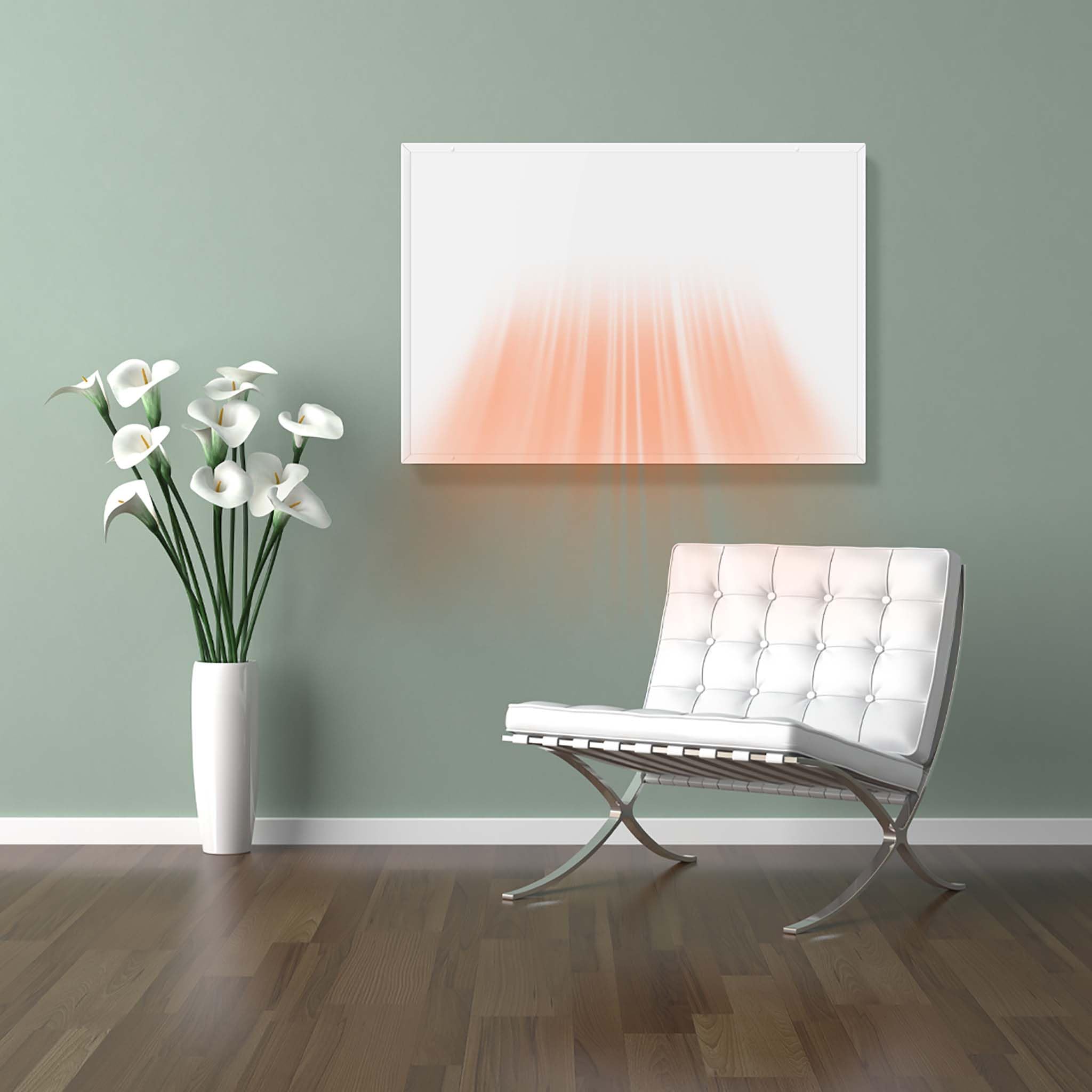 Wiltec HL0906P 520W Pannello Radiante 920x620 mm Bianco
