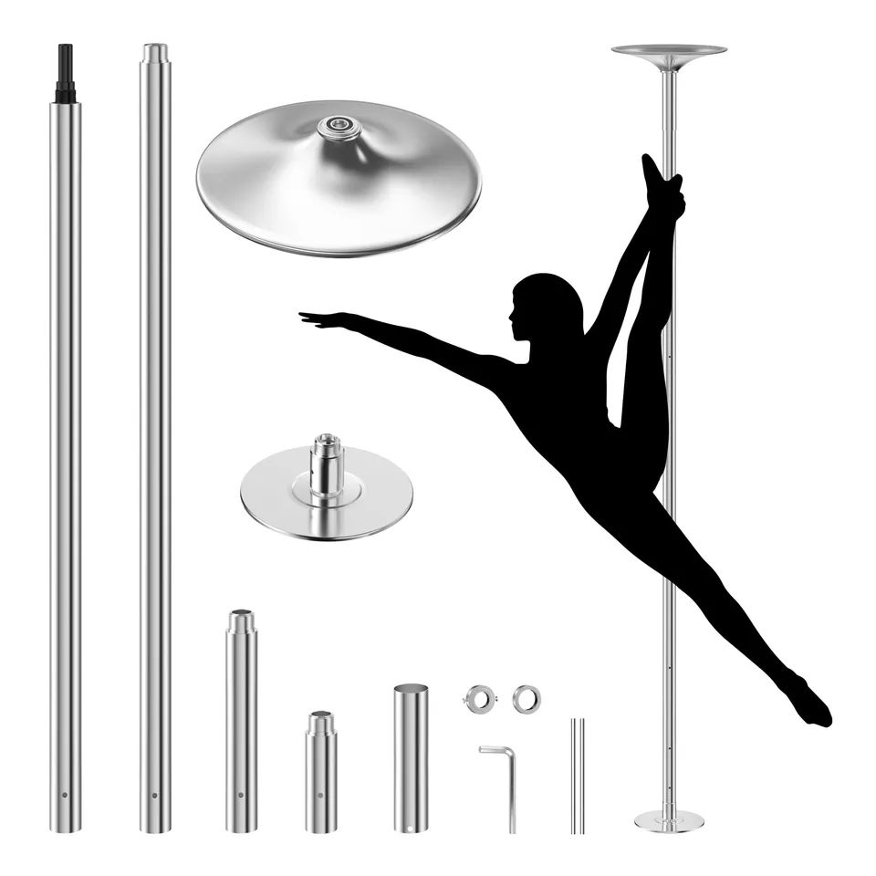 Wiltec palo pole dance 45 mm acciaio 2,31-2,74 m