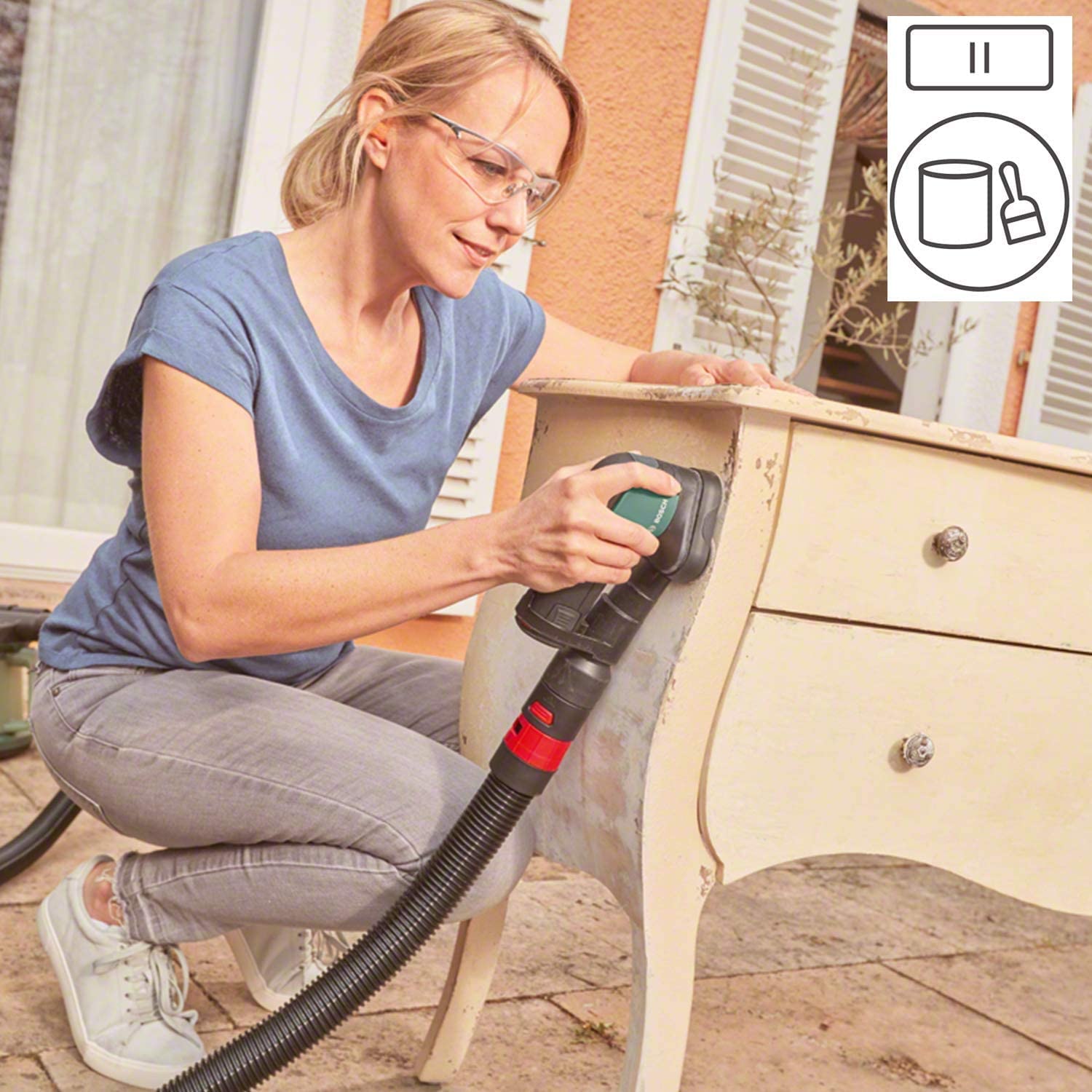 Bosch EasyCurvSander 12 levigatrice 12V solo corpo curve