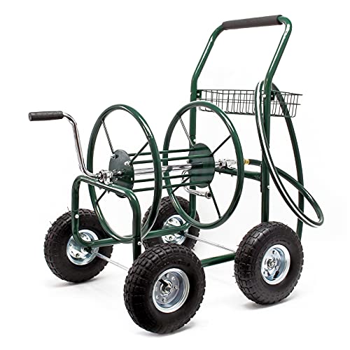 Wiltec carrello avvolgitubo 16 mm max 76 m ruote 25cm