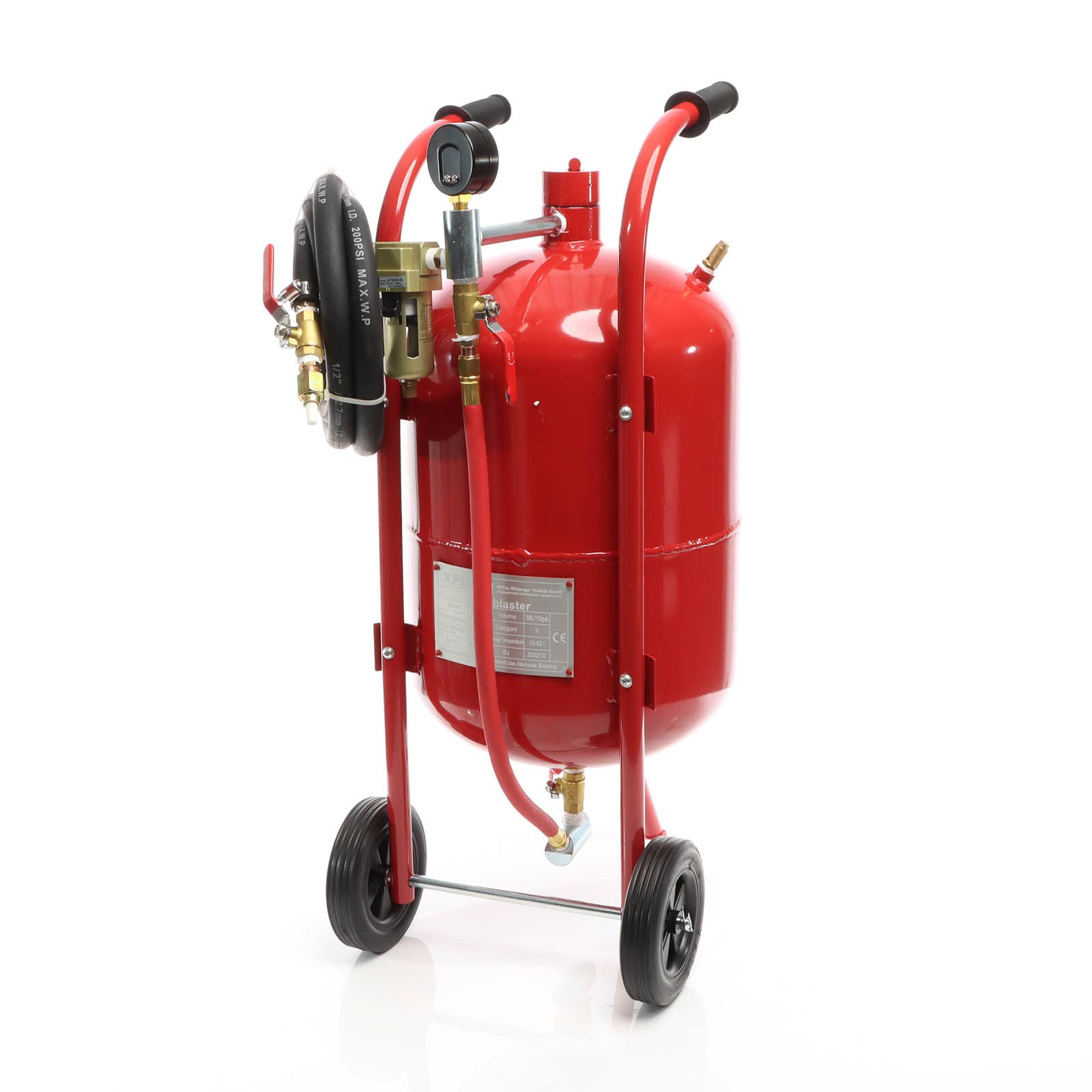 Wiltec XPOtool Sabbiatrice Portatile 38 L ad Aria Compressa
