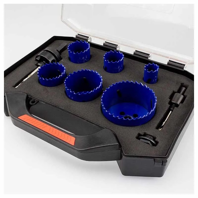 Bormann Pro Set Seghe a Tazza Bimetalliche 6 pezzi con valigetta