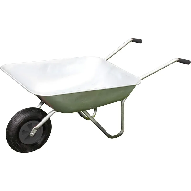 Bormann Carriola da Giardino 65L Zincata