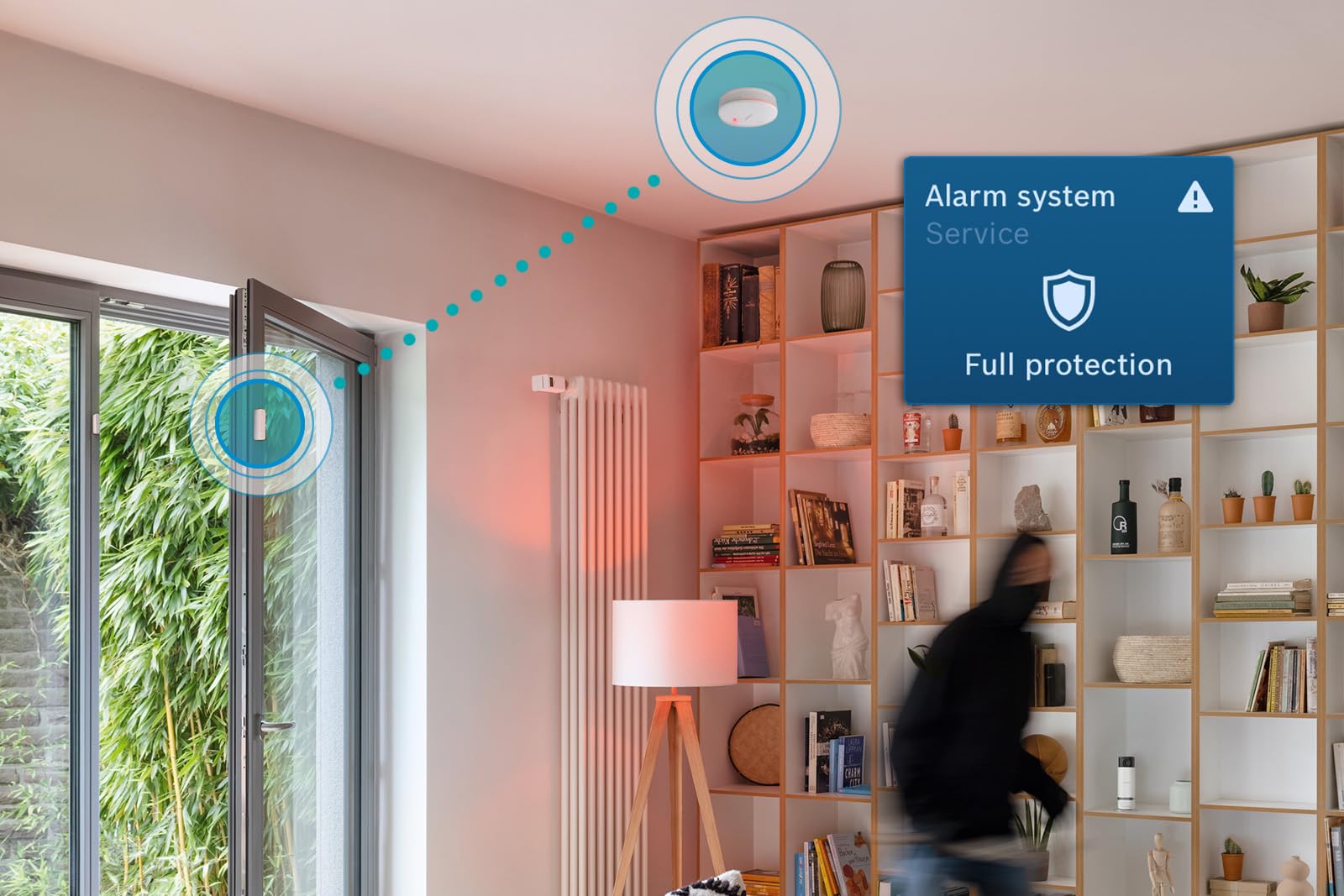 Bosch Smart Home G2524H Kit Antifurto con Rilevatore Fumo