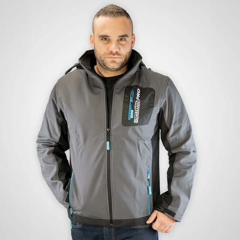 Bormann Pro BPP7053 Giacca Softshell Napoli S con Cappuccio