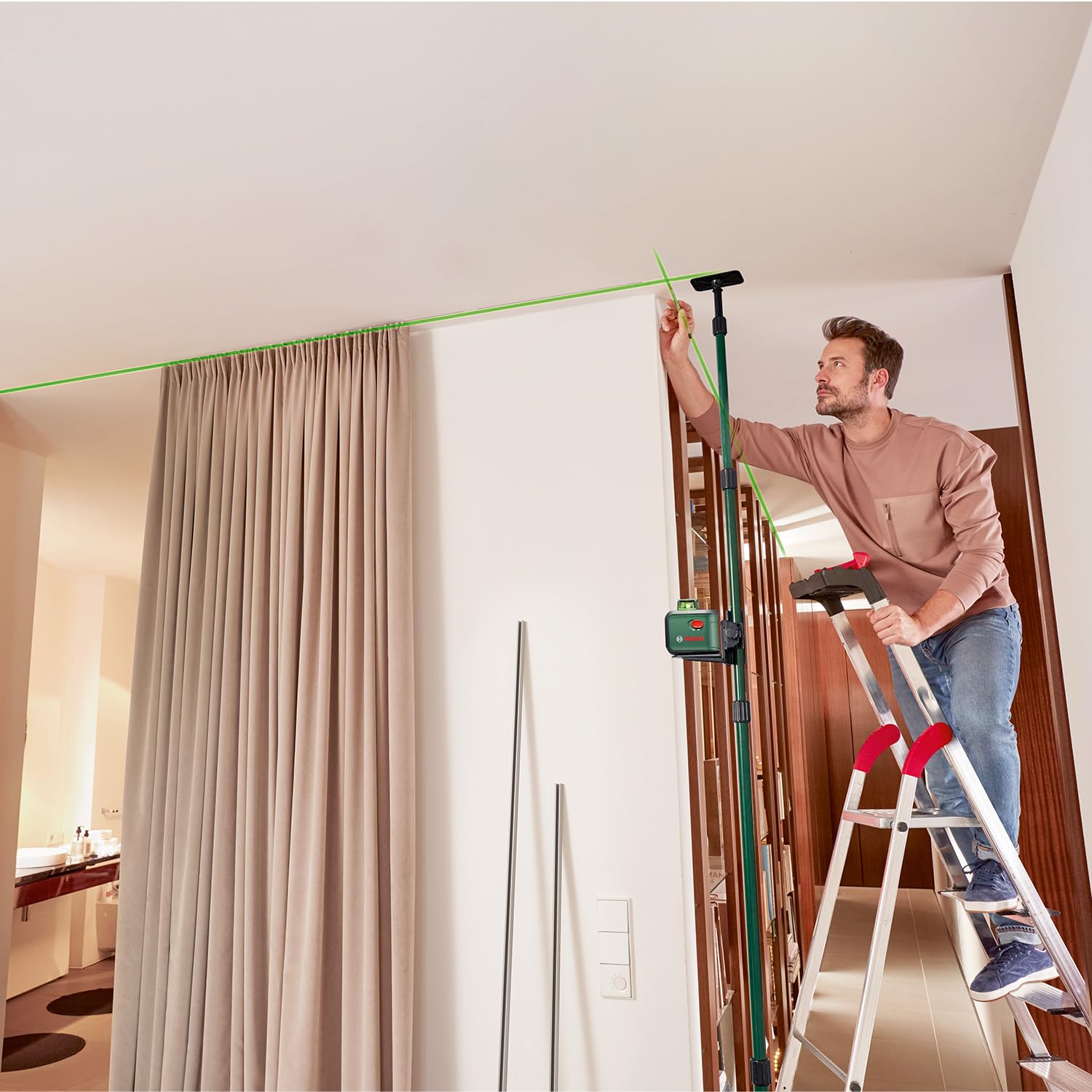 Bosch TP 320 Asta Telescopica 106-320 cm per Laser
