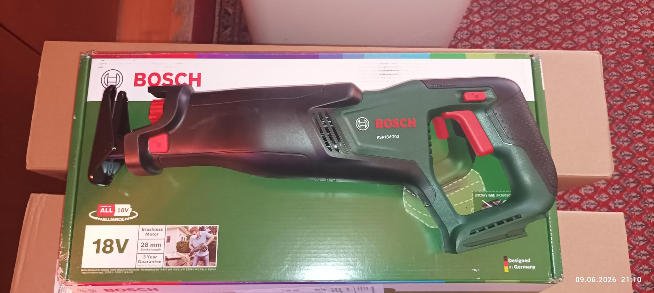 Bosch PSA18V-200 Sega Universale 18V Solo Corpo