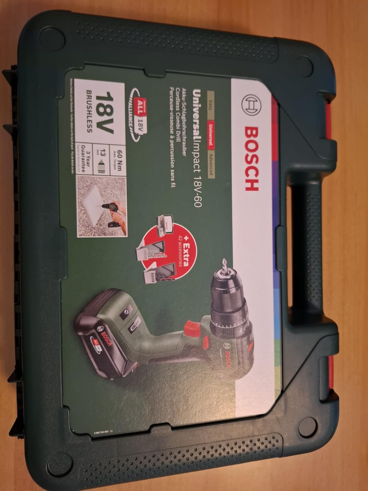 Bosch UniversalImpact 18V-60 Trapano Battente 60Nm 1x2,0Ah