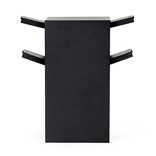 Wiltec colonna 4 prese da giardino IP44 acciaio nera