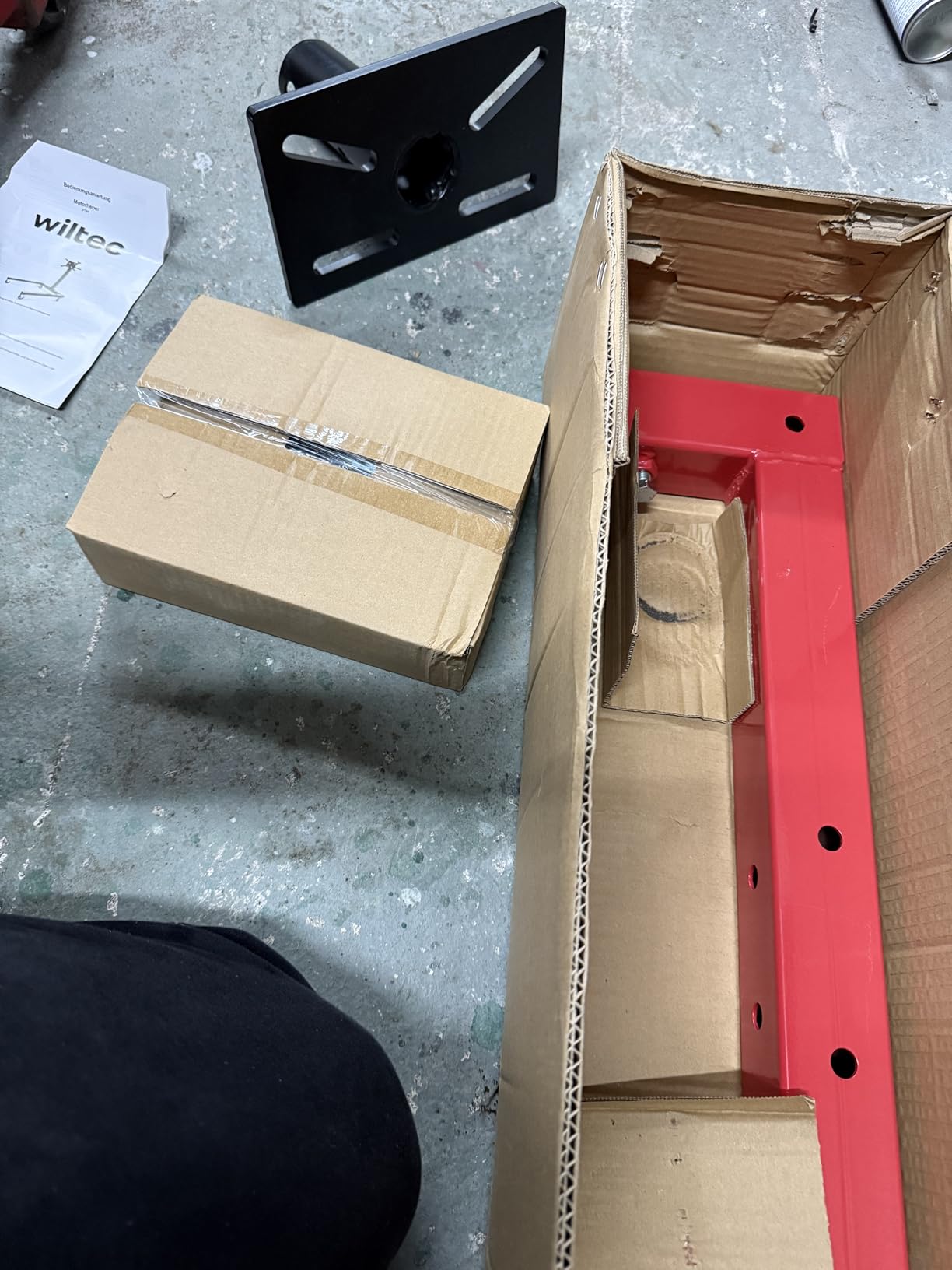 Wiltec Cavalletto per Motore 570 kg Acciaio
