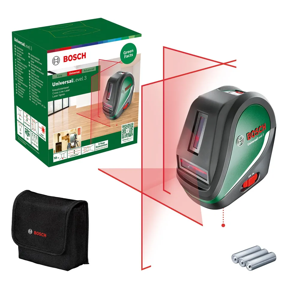 Bosch UniversalLevel 3 Livella Laser 3 Linee Basic