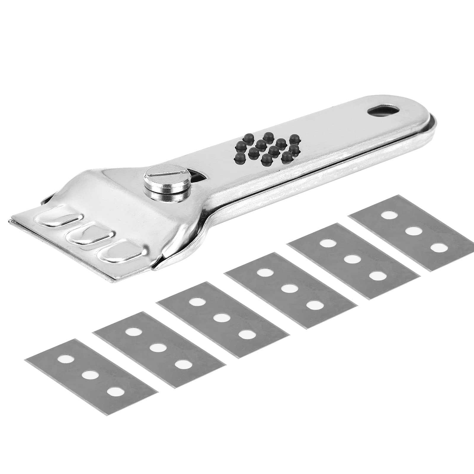 Wzone Raschietto Vetroceramica 2 Pezzi con 12 Lame