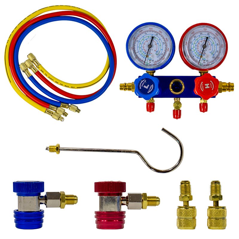 Bormann Pro BVP1000 pompa vuoto con manifold 220V