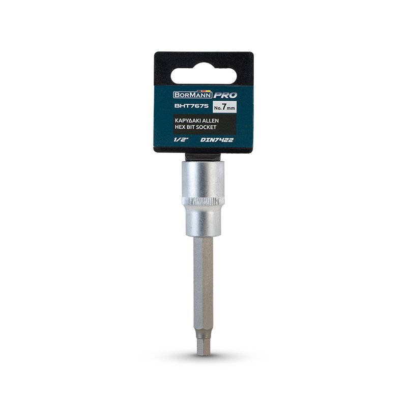 Bormann DIN 7422 Bussola Esagonale 1/2" 7mm Acciaio