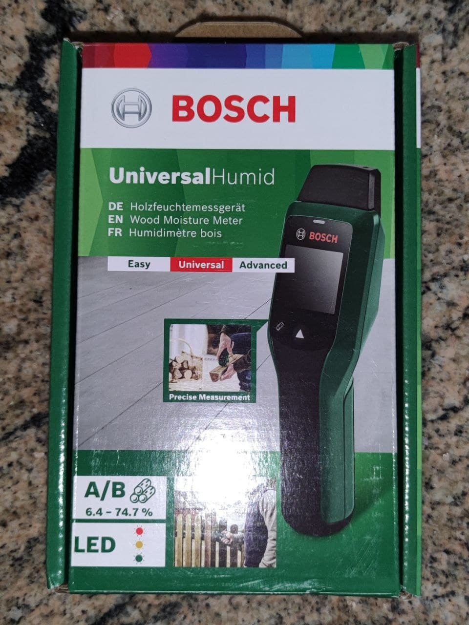 Bosch UniversalHumid misuratore umidita legno a spilli LED