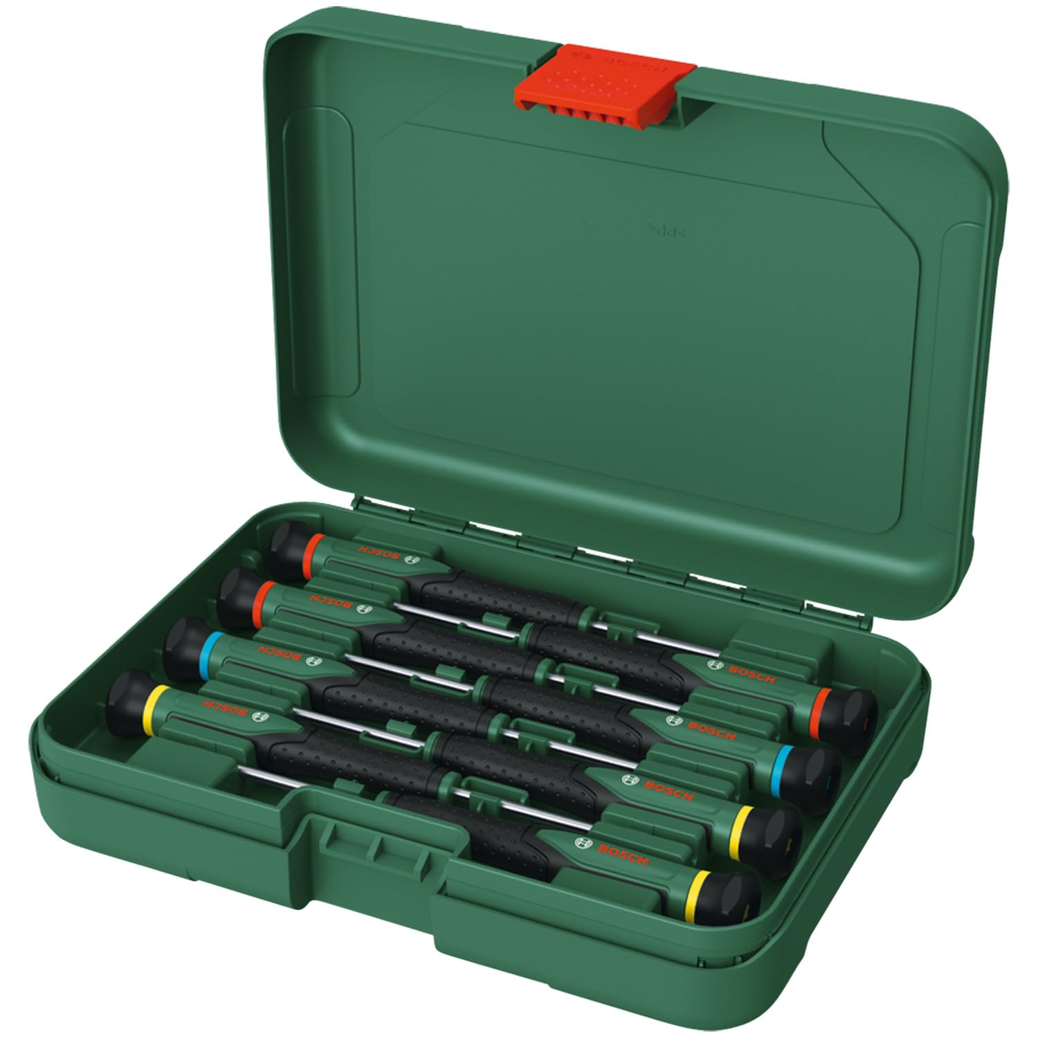 Bosch Set Cacciaviti di Precisione 8 Pezzi S2 Magnetici