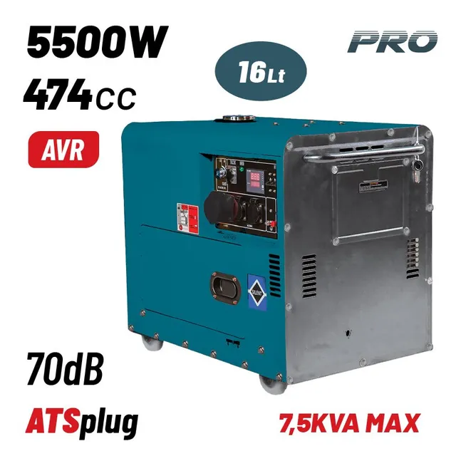 Bormann BGB9500 Generatore Diesel 5500W AVR