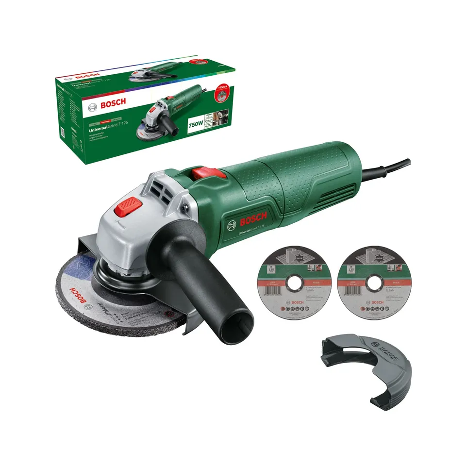 Bosch UniversalGrind 7-125 smerigliatrice 750 W 3 dischi