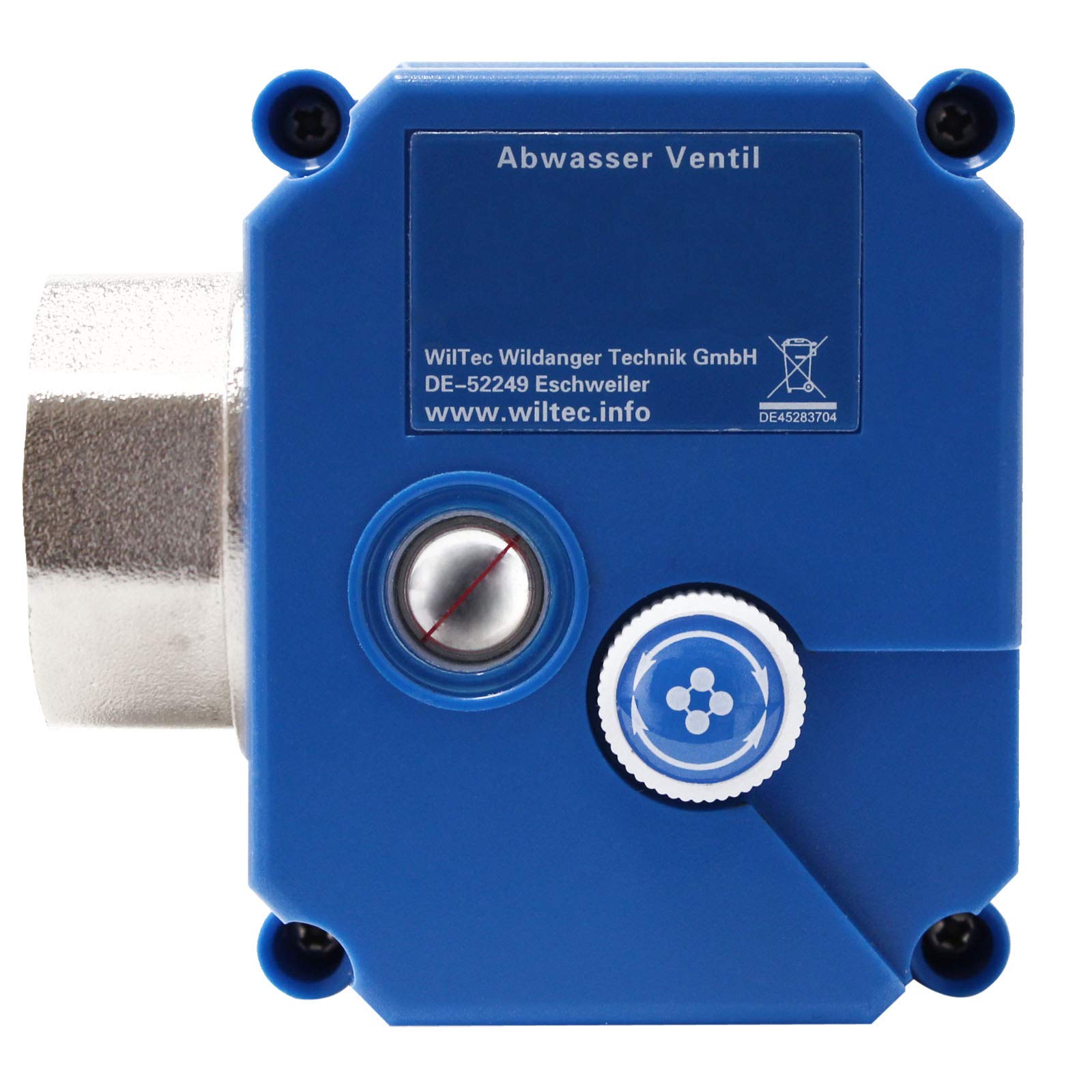 Wiltec Valvola Sfera Camper 12V 25 mm Sblocco Emergenza