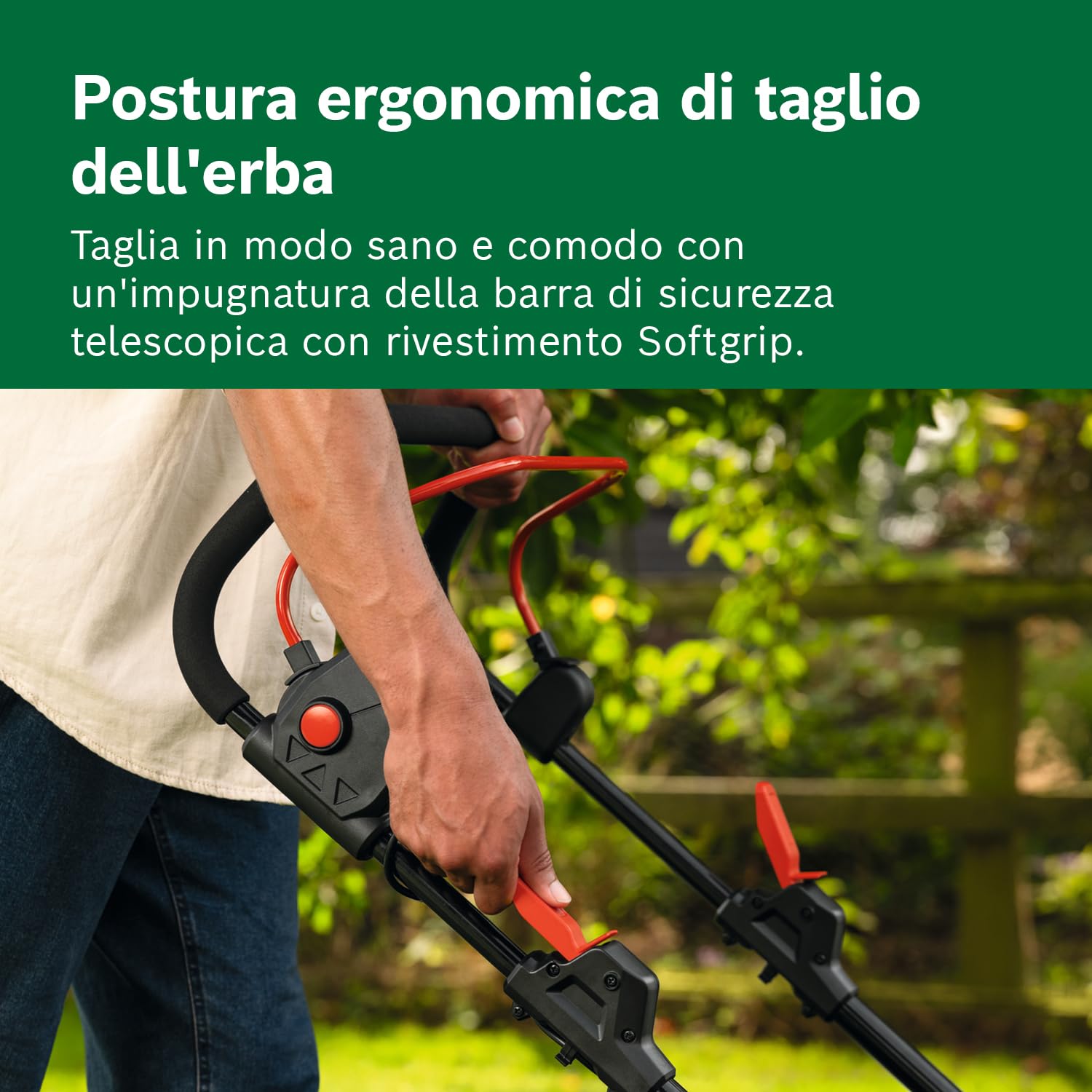 Bosch Rotak 18V2-43 rasaerba batteria 2x4.0Ah brushless