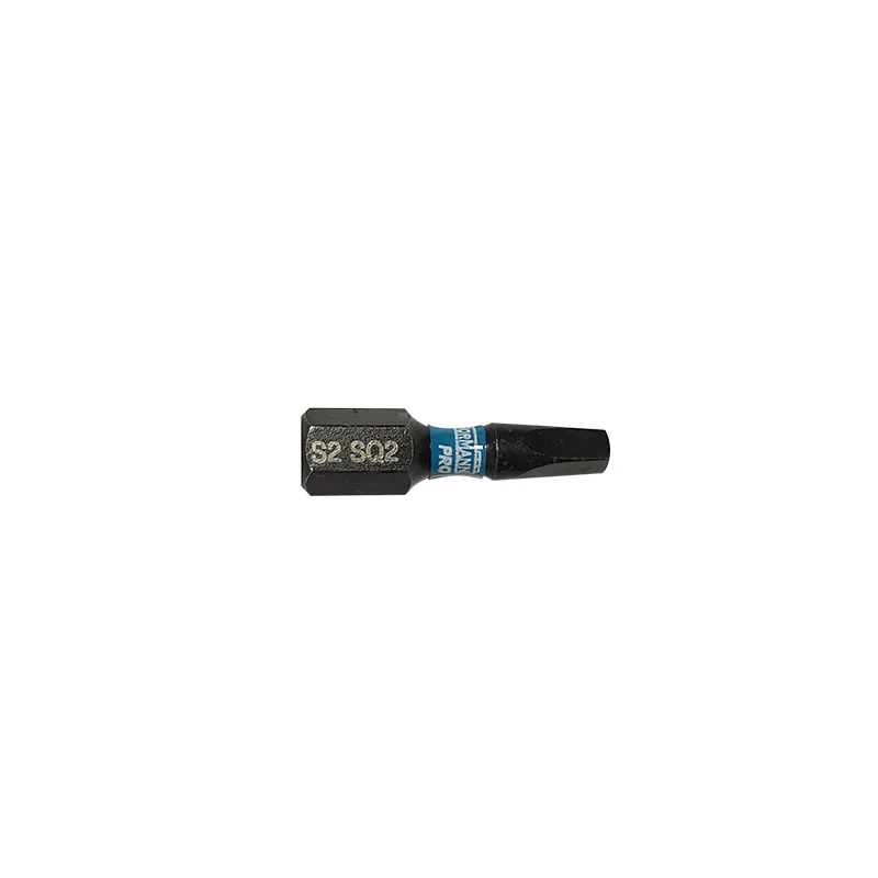 Bormann X-Pro Inserti SQ2x25mm S2 2pz Impatto Quadro