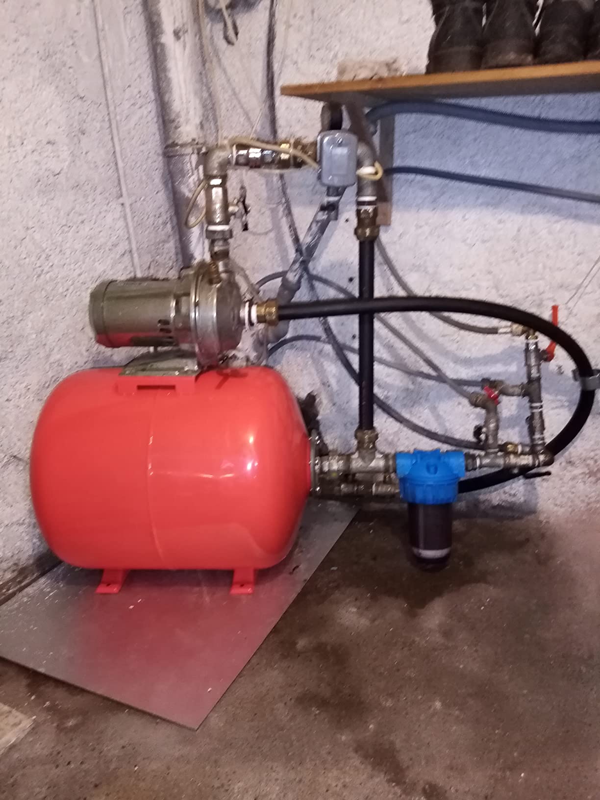 Wiltec Vaso Espansione 50L Verticale Autoclave Membrana EPDM