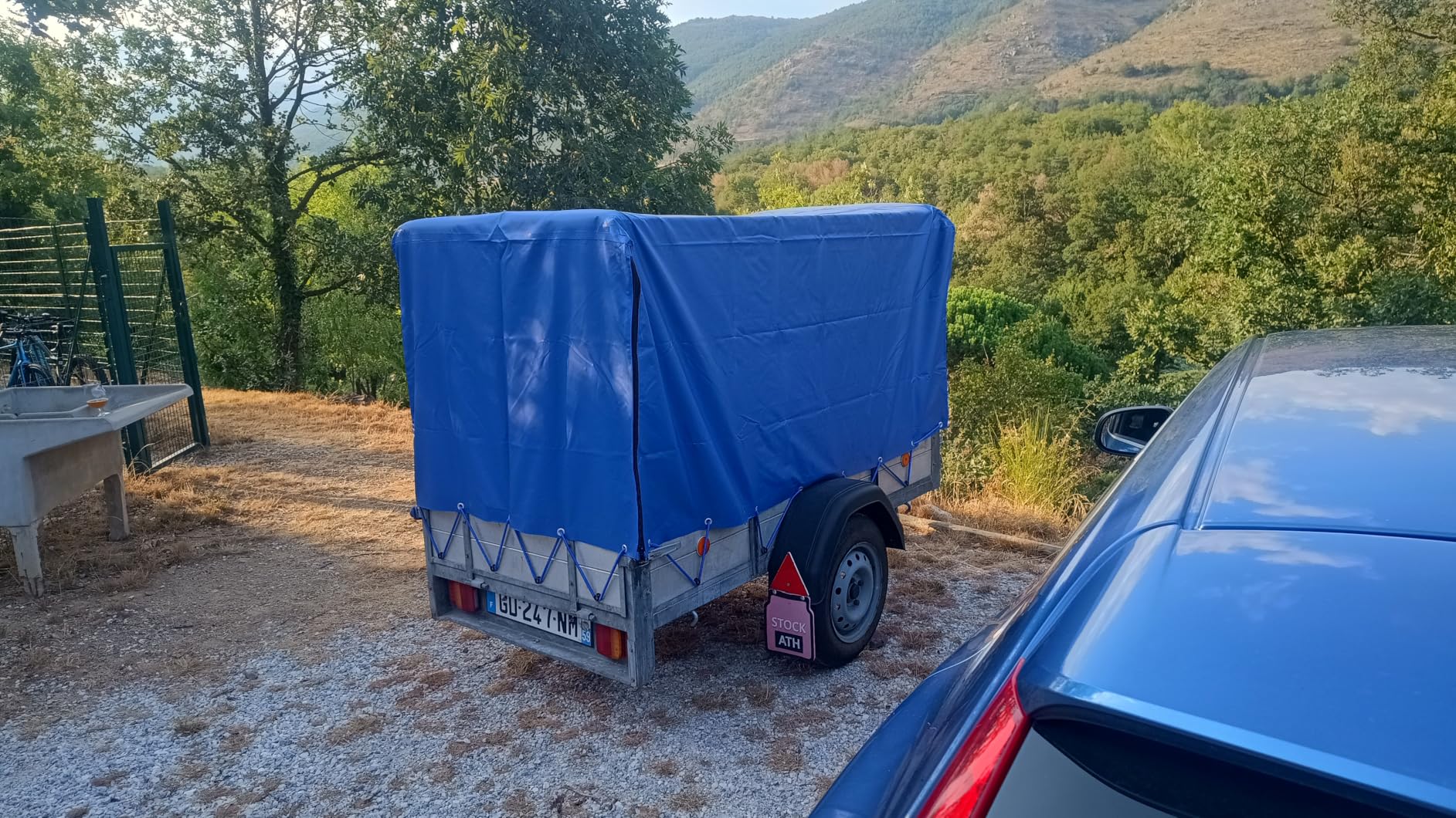 Wiltec Telone per Rimorchio 2075x1140x900 mm con Cerniere