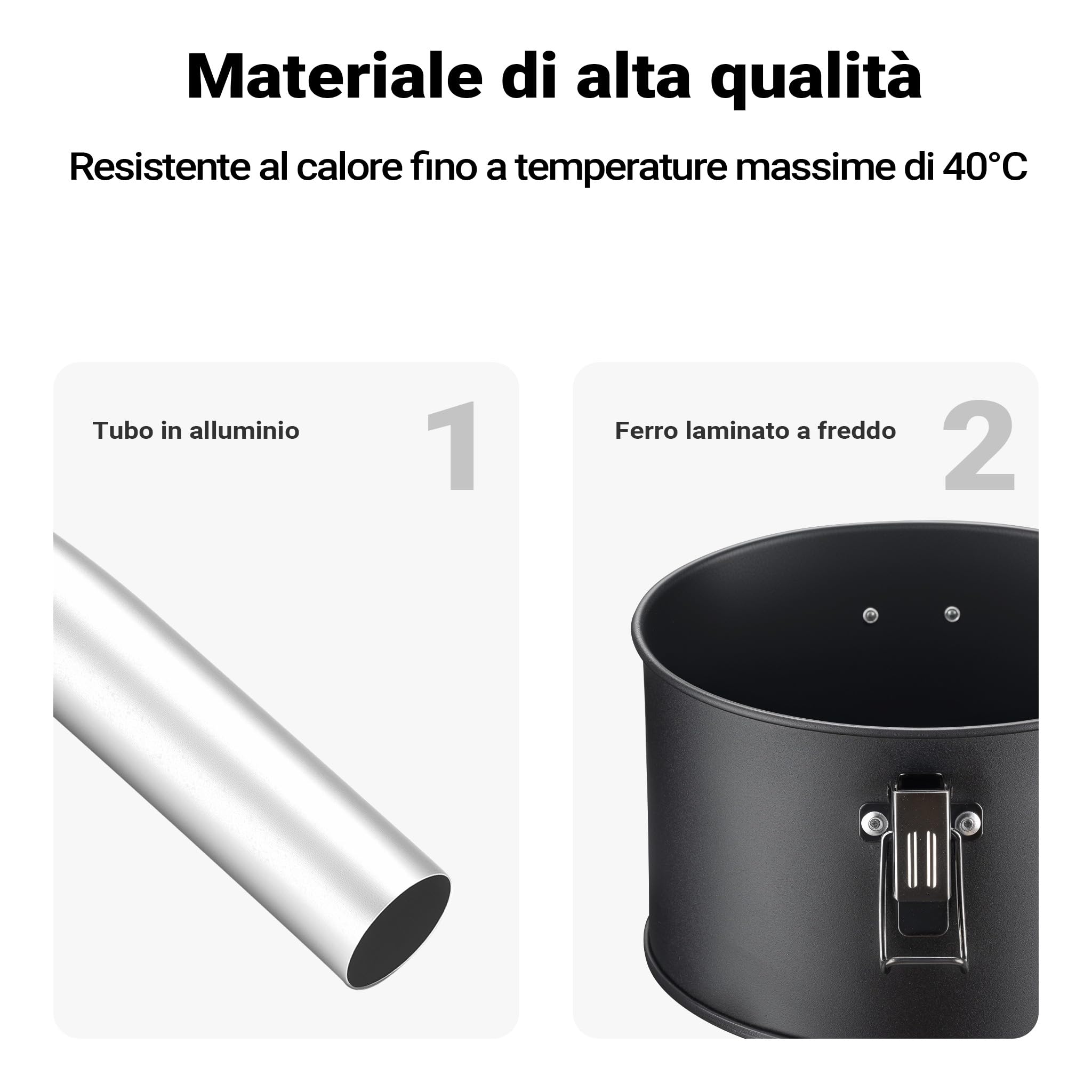Wiltec Aspiracenere Portatile 600W 4L Filtro HEPA