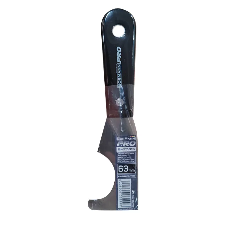 Bormann Raschietto Spatola Acciaio Inox 63mm 5+1 Multiuso
