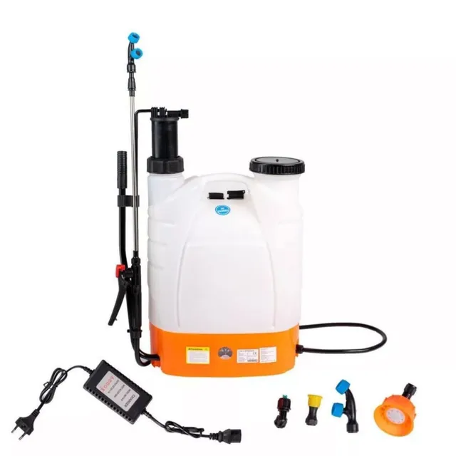 DE ROSA SHOP Pompa Irroratrice Batteria 16L 12V a spalla verderame