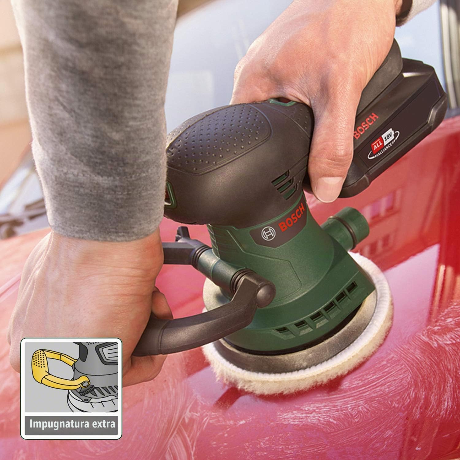 Bosch AdvancedOrbit 18 Levigatrice Eccentrica 18V Corpo