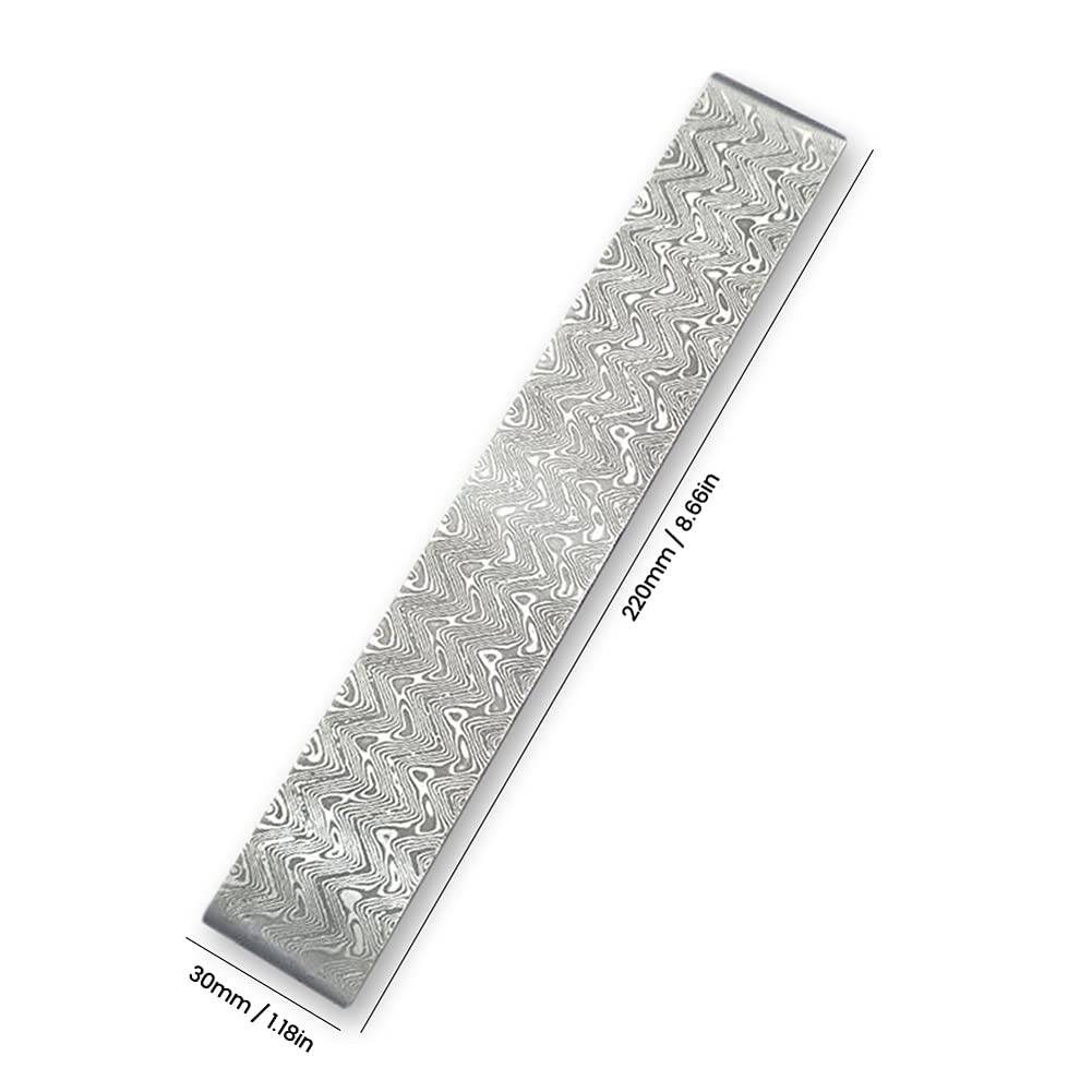 Weytoll Billetta acciaio damasco 220x30x3 mm coltelli