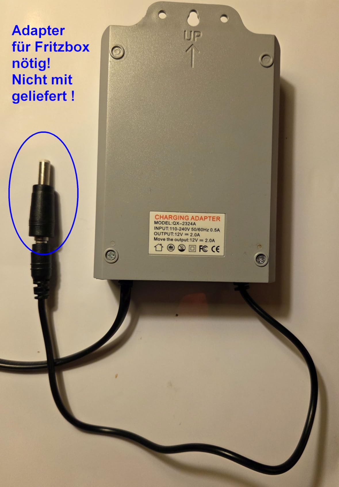 Weytoll Mini UPS 12V 2A gruppo continuità 5400mAh router
