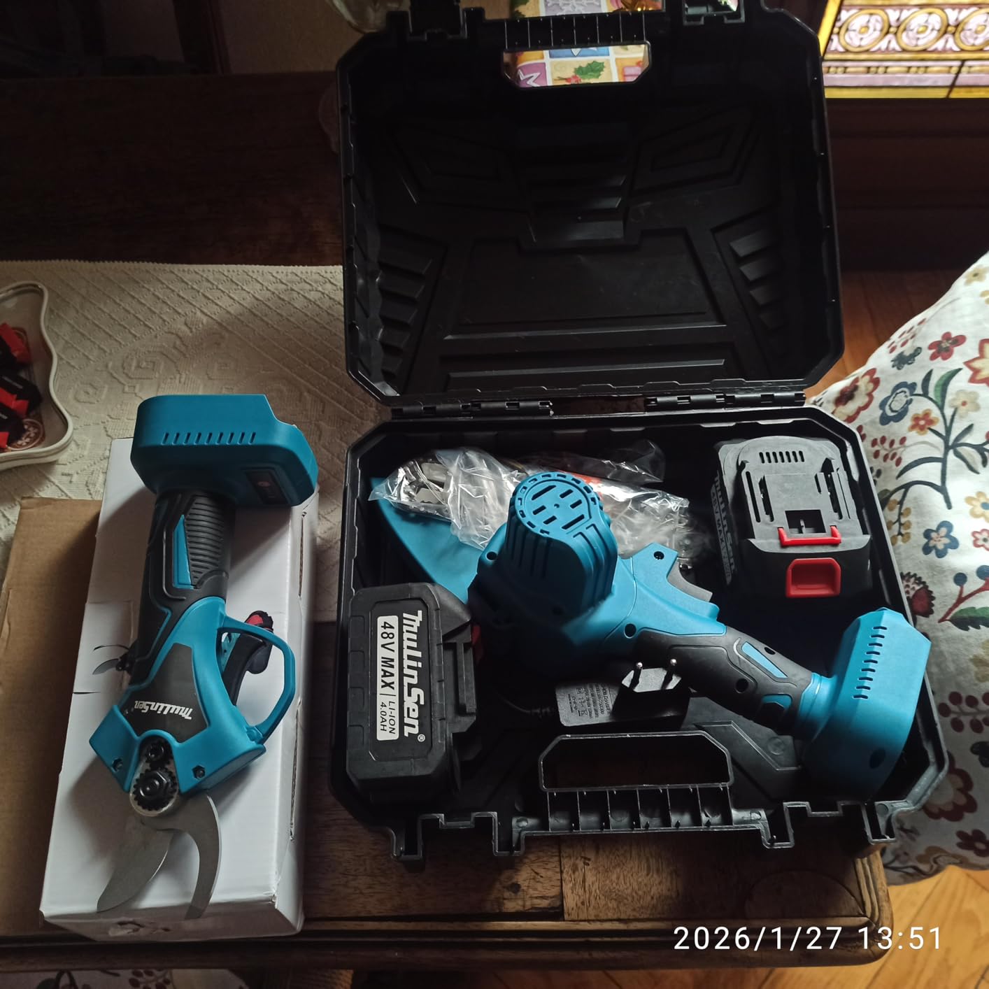 De Rosa Shop kit potatura a batteria 36V forbici + motosega