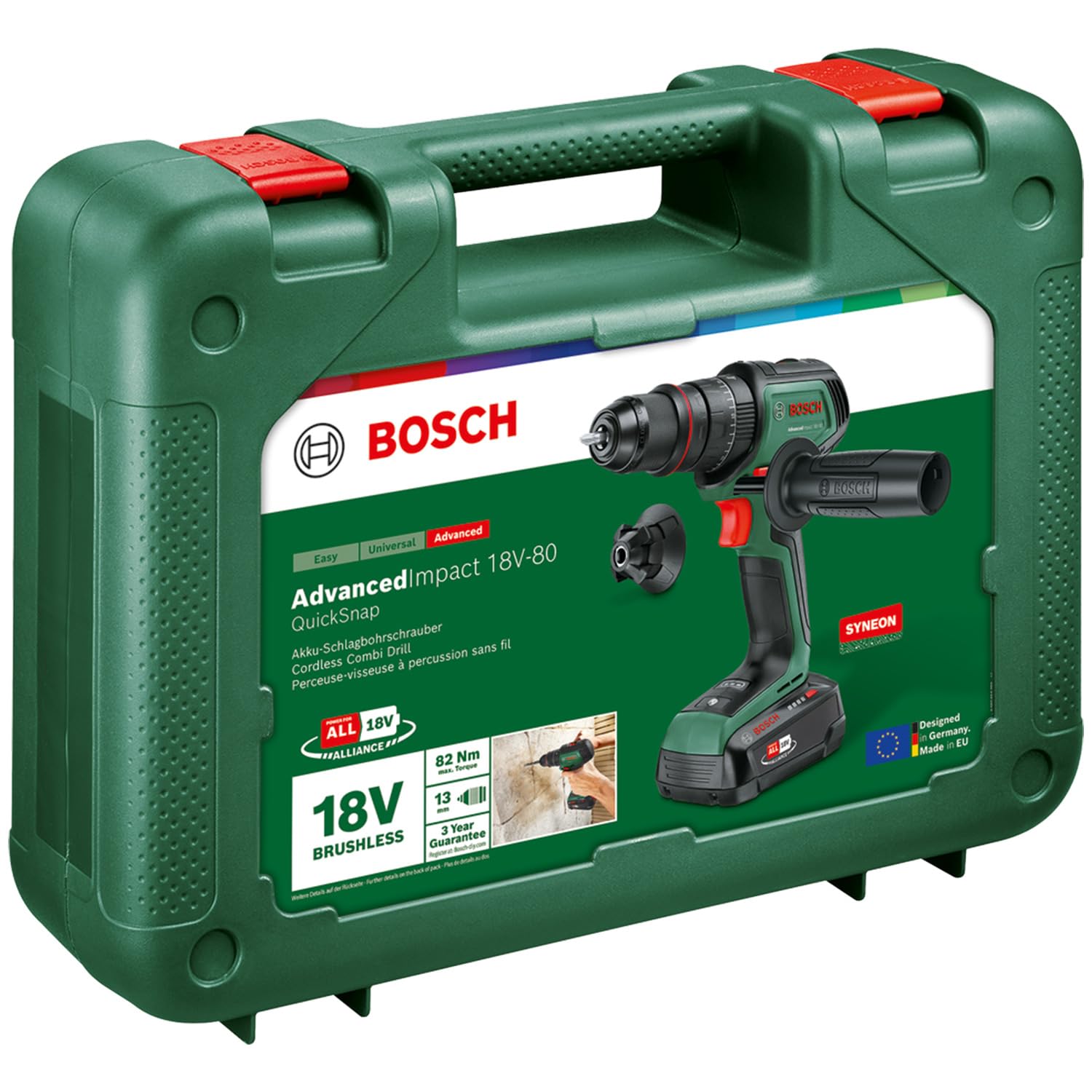 Bosch AdvancedImpact 18V-80 Trapano Battente 2,5 Ah