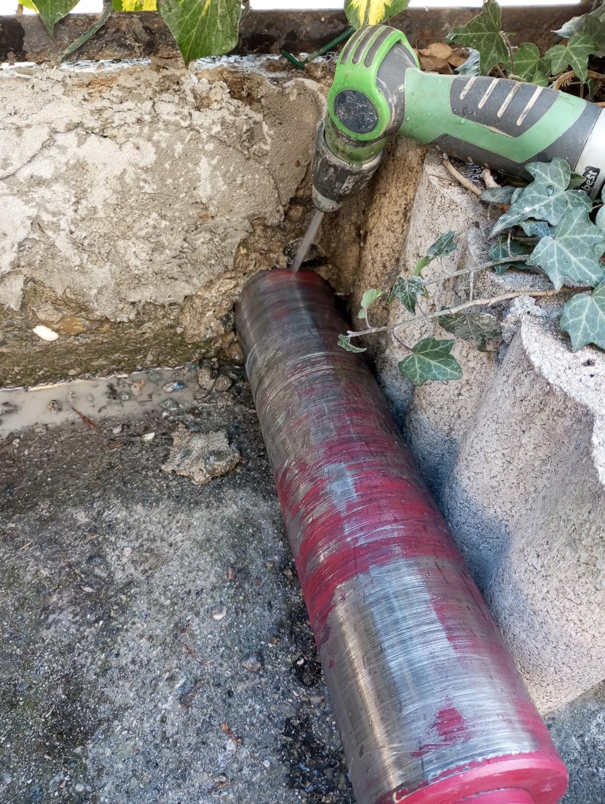 Wiltec Corona Diamantata Ø132 mm Secco Umido Cemento