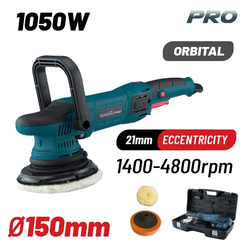 Bormann Pro lucidatrice rotorbitale 1050W doppia azione
