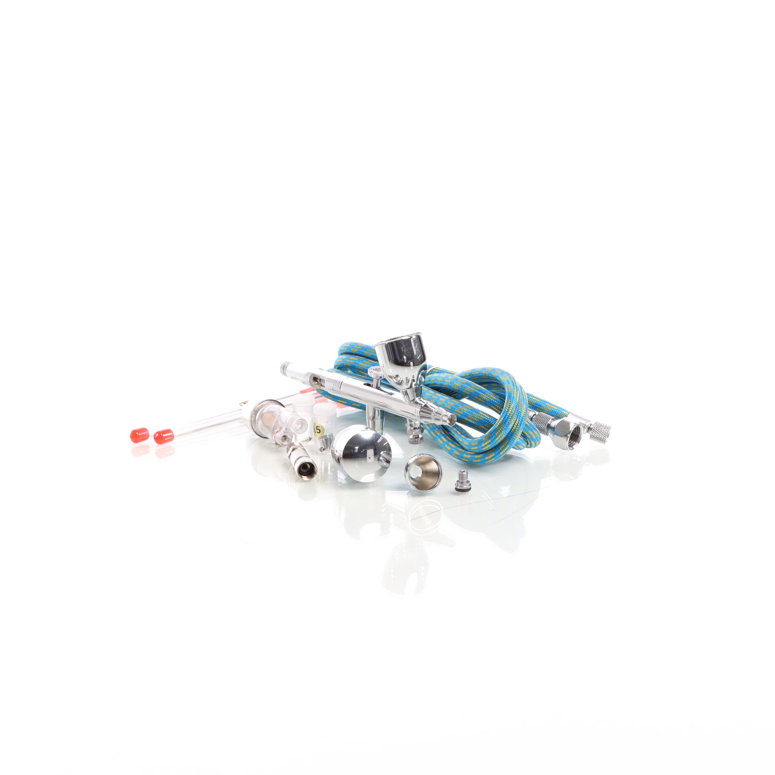 Wiltec 186K aerografo doppia azione set ugelli 0,2-0,5 mm