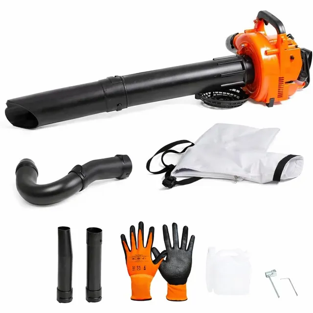 De Rosa Shop Soffiatore Scoppio 2T 25,4cc Aspiratore Sacco 50L