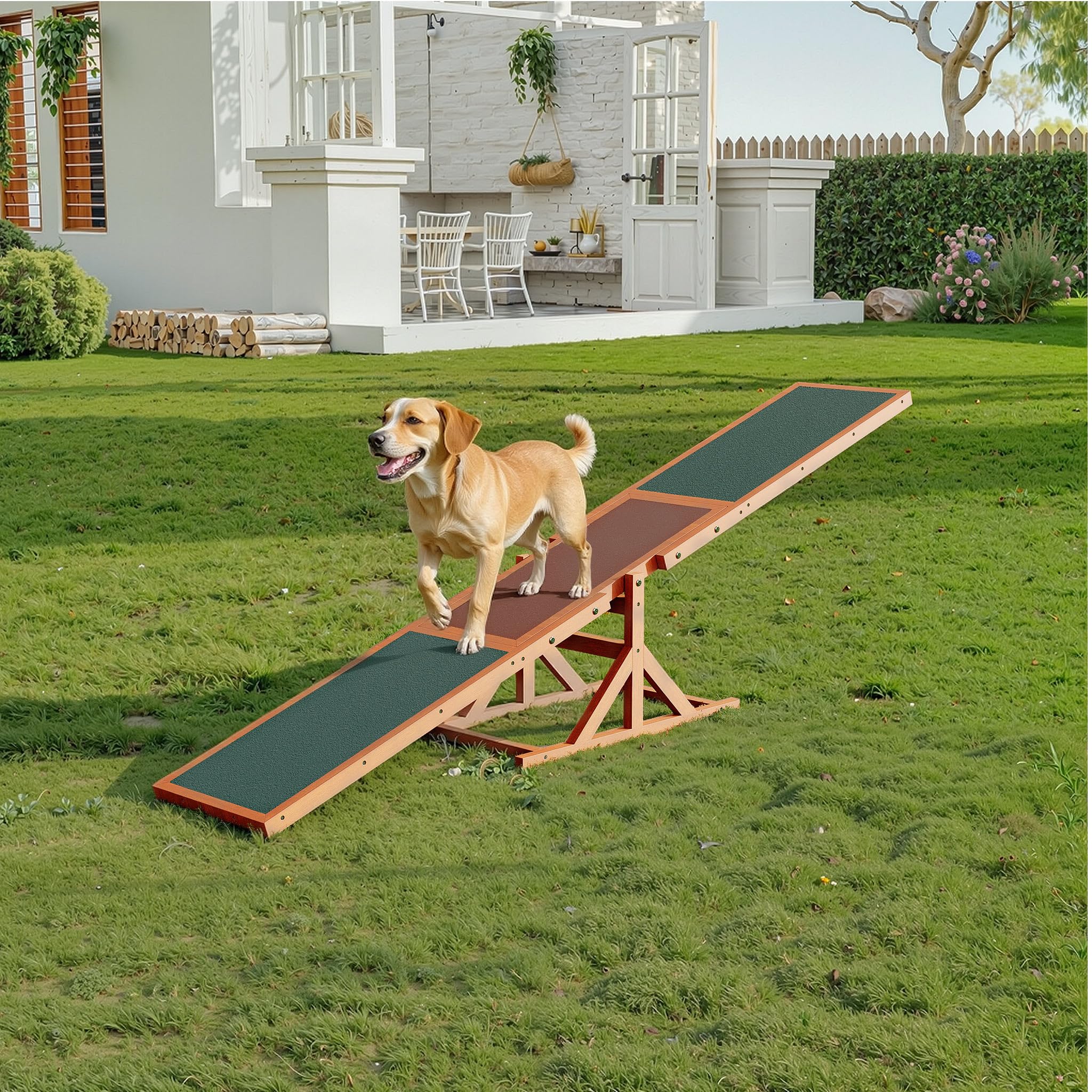 Wiltec Bascula Agility Dog altalena cani 180 cm antiscivolo