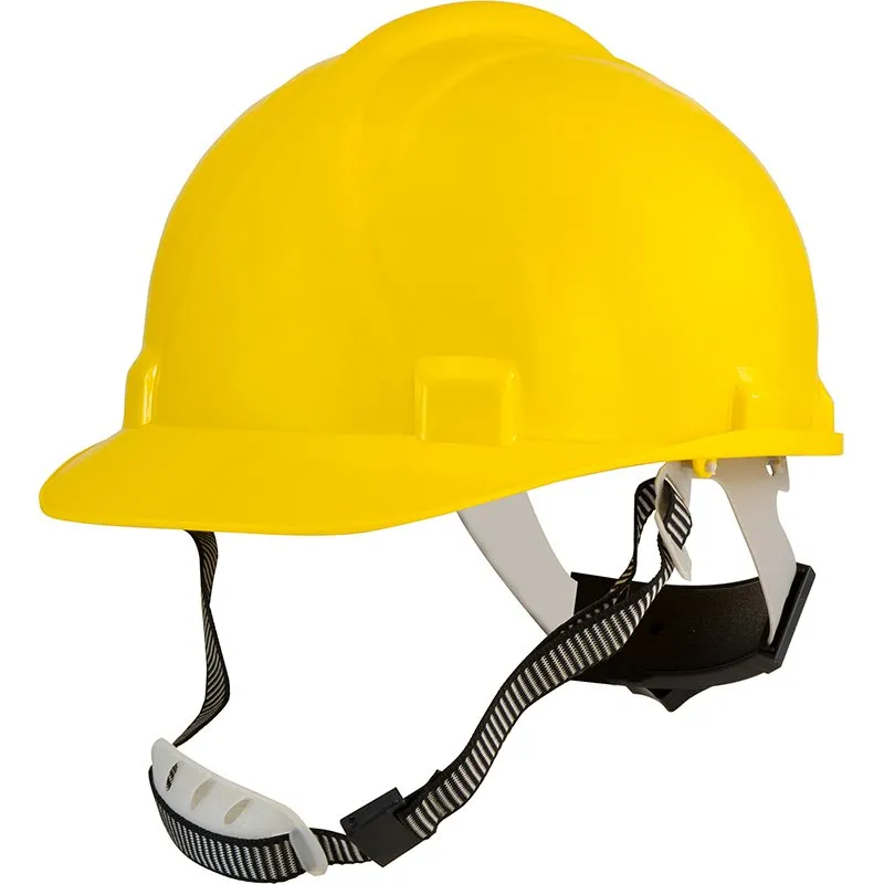 Bormann Pro casco protettivo ABS giallo regolabile