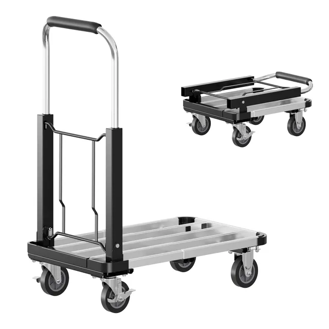 Wiltec XPOtool carrello trasporto pieghevole 150 kg con freno