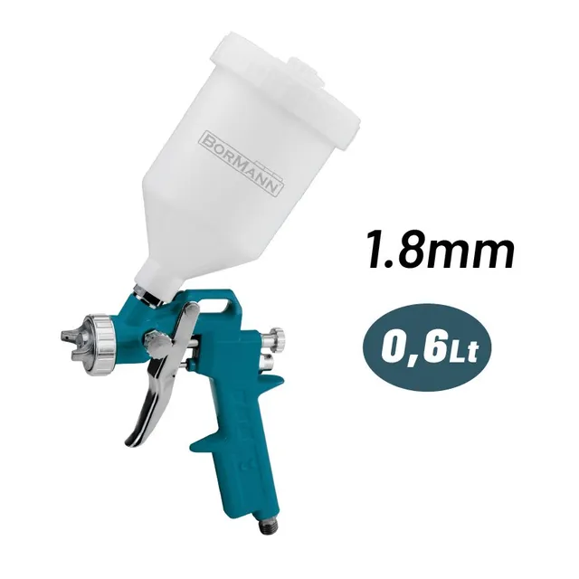 Bormann pistola verniciatura 0,6 L ugello 1,8 mm