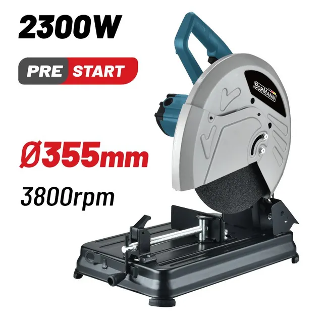 Bormann Pro troncatrice metalli 2300W disco 355mm soft-start