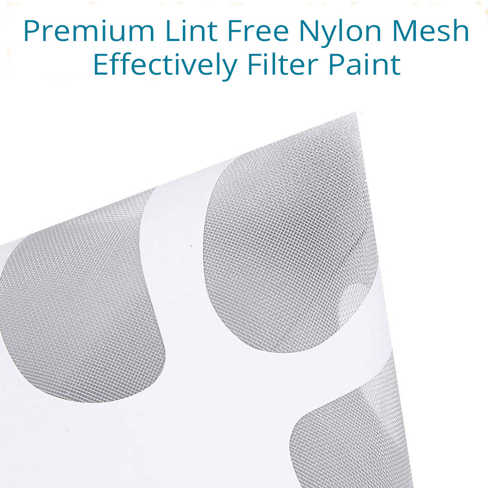 Tilswall Filtro Vernice 190 Micron 50 Pezzi Carta Nylon