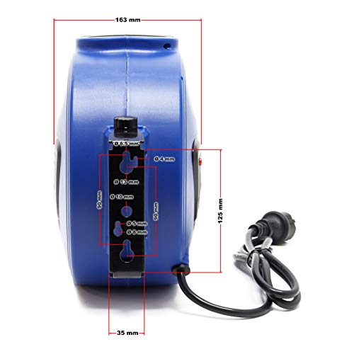 XPOtool Avvolgicavo Automatico 20 m Parete 180° 2300 W