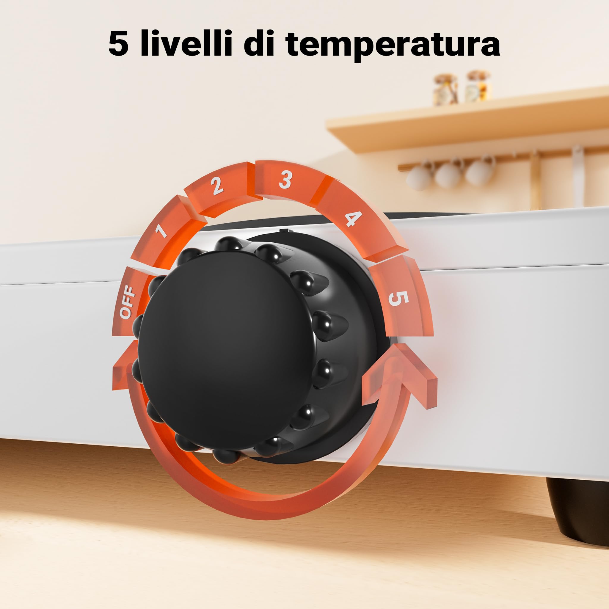 Wiltec Fornello Elettrico Doppia Piastra Ghisa 2000W