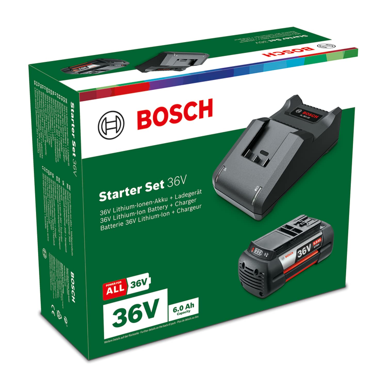 Bosch Starter Set 36V Batteria 6.0Ah + Caricatore AL