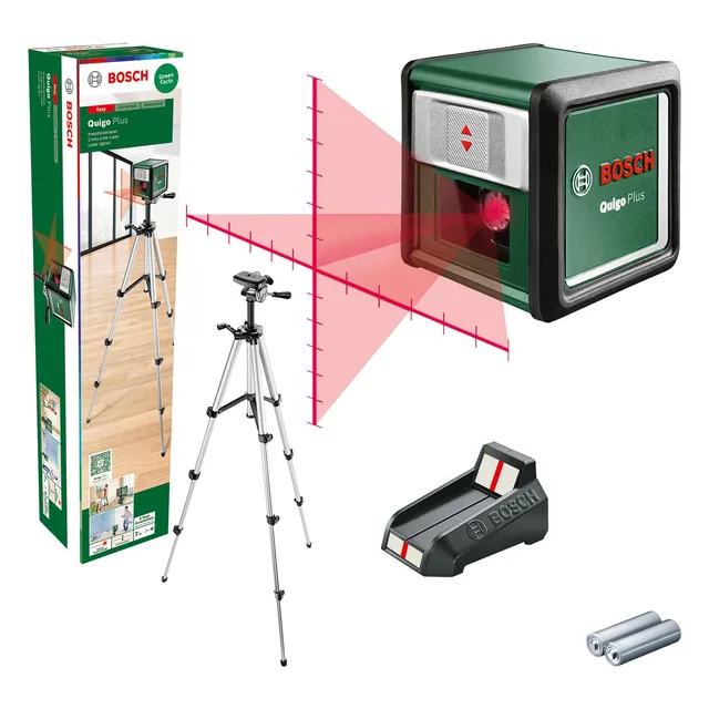 Bosch Quigo Plus Livella Laser Croce 7m con Treppiede